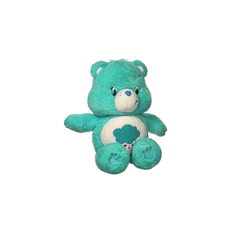 Angry Blue Care Bear